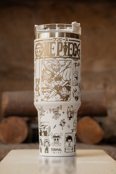 One Piece Luffy Termal Blanco (1200ml)