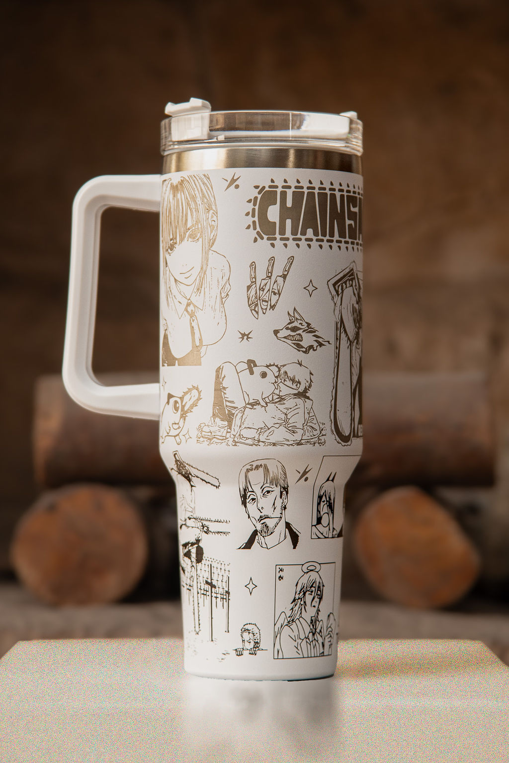 Chainsawman Termal Blanco (1200ml)