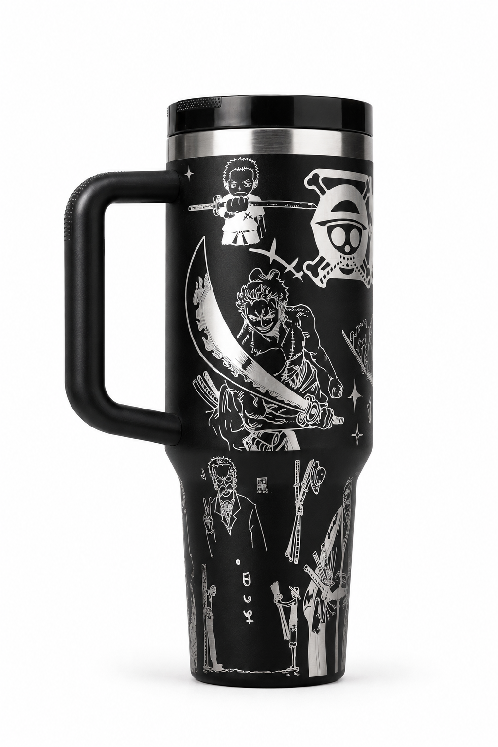 One Piece Zoro Termal Negro (1200ml)