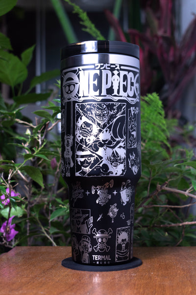 One Piece Luffy Termal Negro (1200ml)