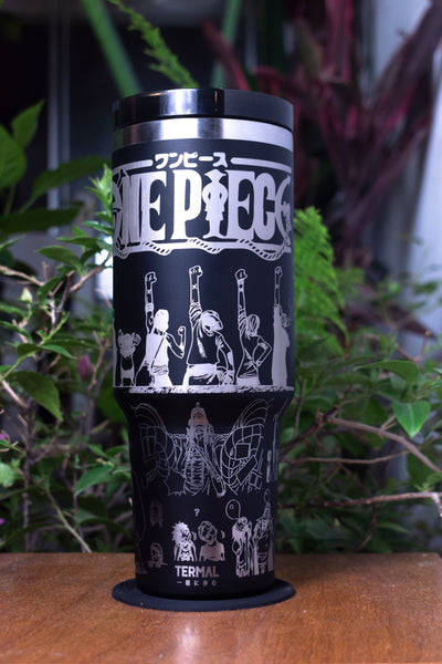 One Piece Nakamas Termal Negro (1200ml)