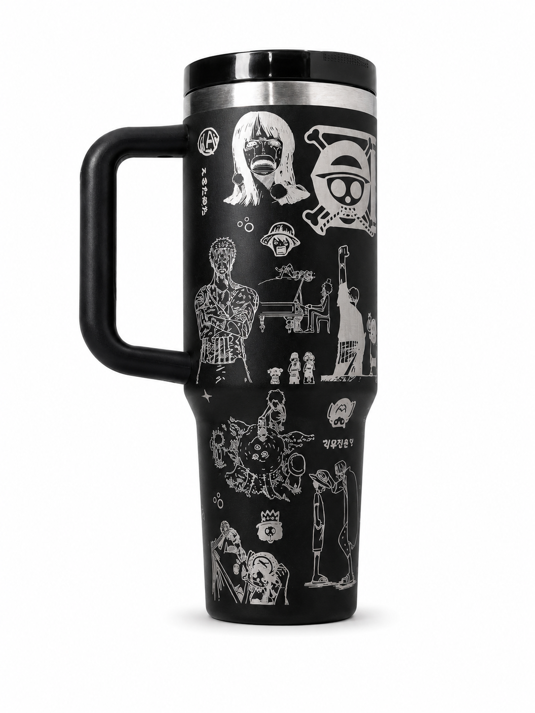 One Piece Nakamas Termal Negro (1200ml)